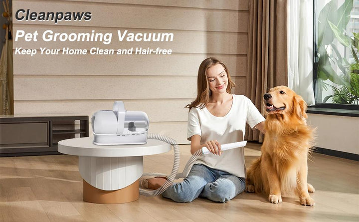 7-in-1 Dog Grooming Vacuum Kit with Clippers and Trimmer