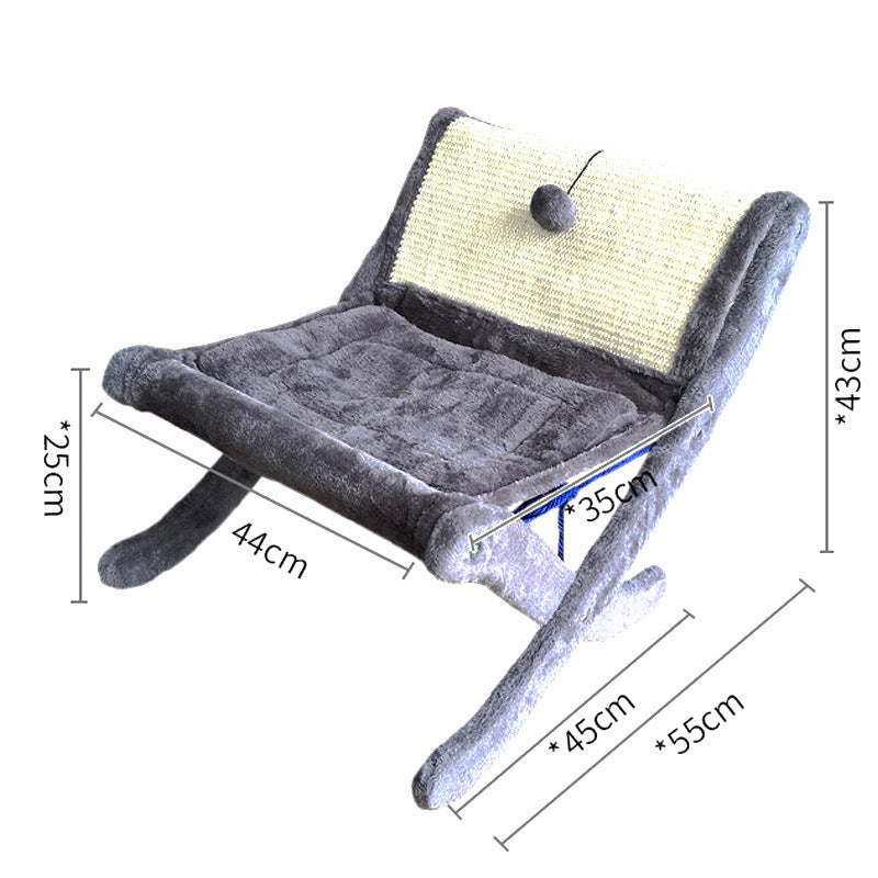 Cat Sofa Bed – Cozy Sunbathing Chair for Cats & Kittens | Soft Pet Lounger Couch for Indoor Rest & Relaxation