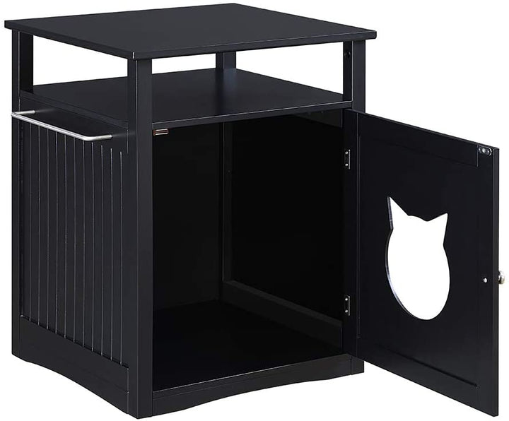 Nightstand Pet House, Litter Box Furniture Indoor Pet Crate, Litter