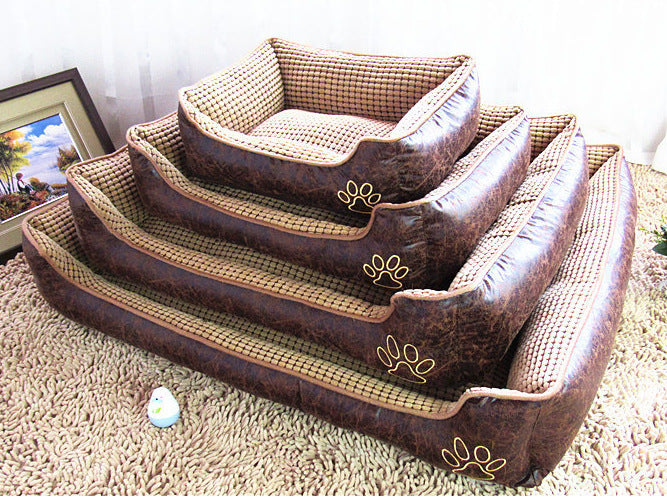 Cozy Kennel Dog Bed – Soft Washable Pet Litter Mat for Small & Large Dogs | Comfortable Puppy Sleeping Cushion