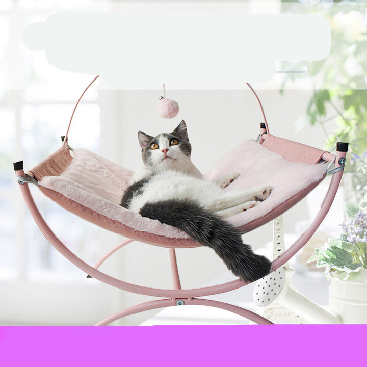 Four Seasons Cat Bed – Universal Recliner Pet Bed for Cats & Kittens | Soft Cozy All-Season Sleeping Nest