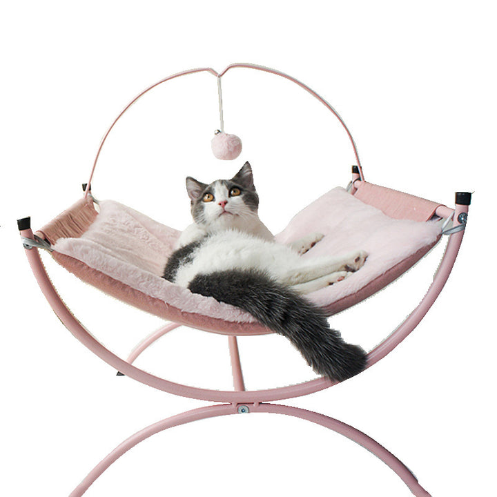 Four Seasons Cat Bed – Universal Recliner Pet Bed for Cats & Kittens | Soft Cozy All-Season Sleeping Nest