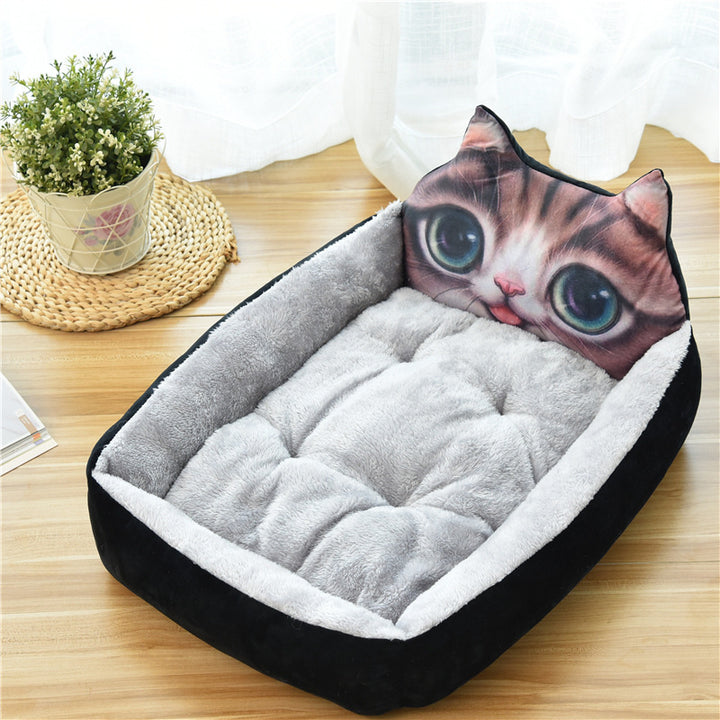 Cozy Fleece Pet Nest in 7 Colors, Soft & Warm