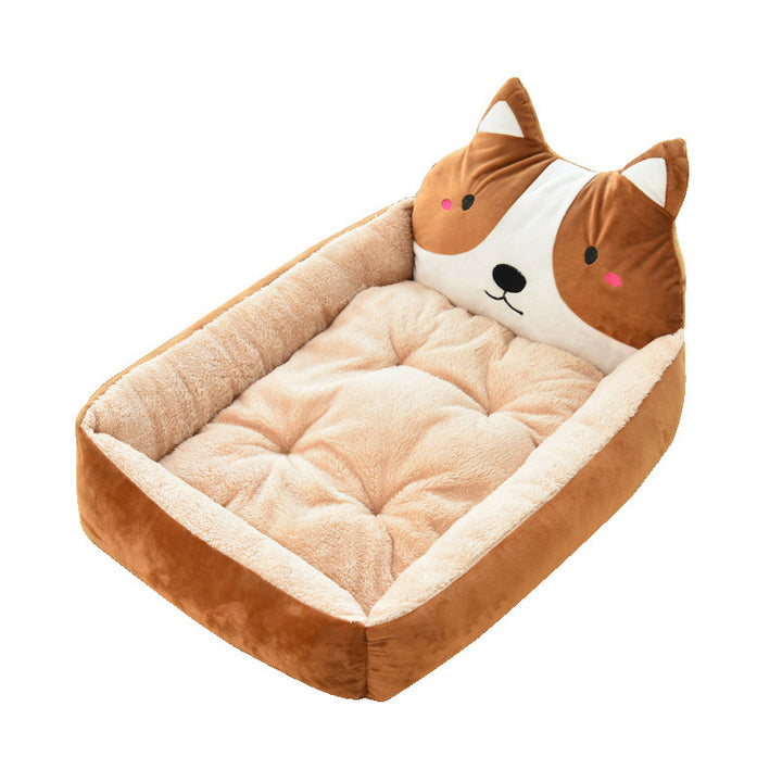 Cozy Fleece Pet Nest in 7 Colors, Soft & Warm