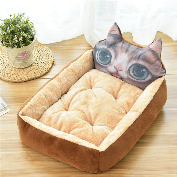 Cozy Fleece Pet Nest in 7 Colors, Soft & Warm