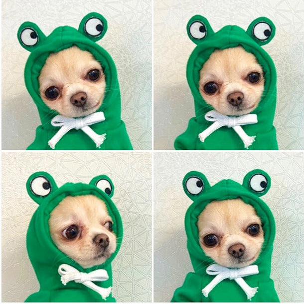 Cute Fruit Dog Hoodie – Warm Fleece Winter Clothes for Small Dogs, Cats, Chihuahua & Puppy Outfits