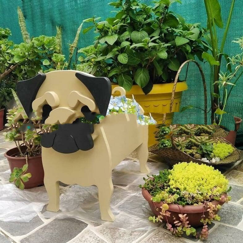 Dog Flower Pots – Cute Puppy Garden Decorations & Outdoor Furnishings