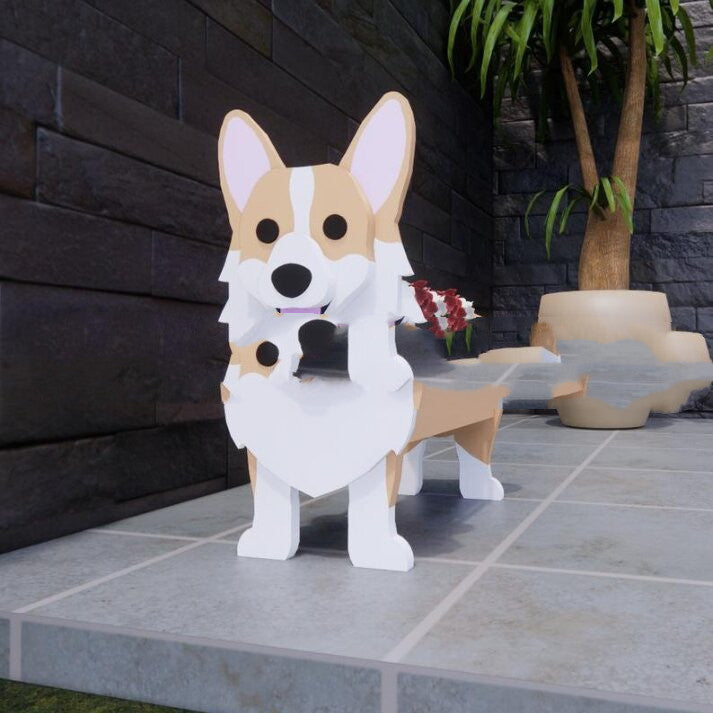 Dog Flower Pots – Cute Puppy Garden Decorations & Outdoor Furnishings