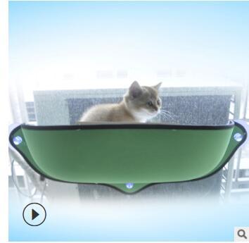 Cat Window Hammock Bed – Sunny Seat Window Sill Perch for Cats & Kittens | Strong Suction Cup Hanging Pet Resting Seat