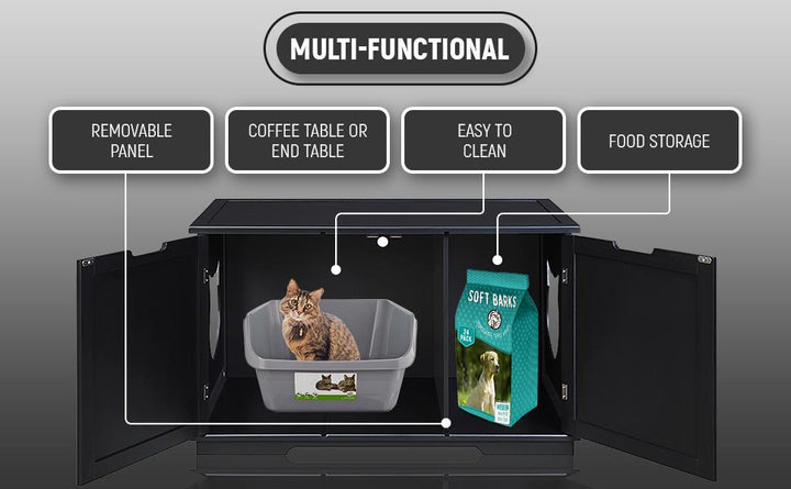 X-Large Discreet Litter Box- Enclosure Furniture