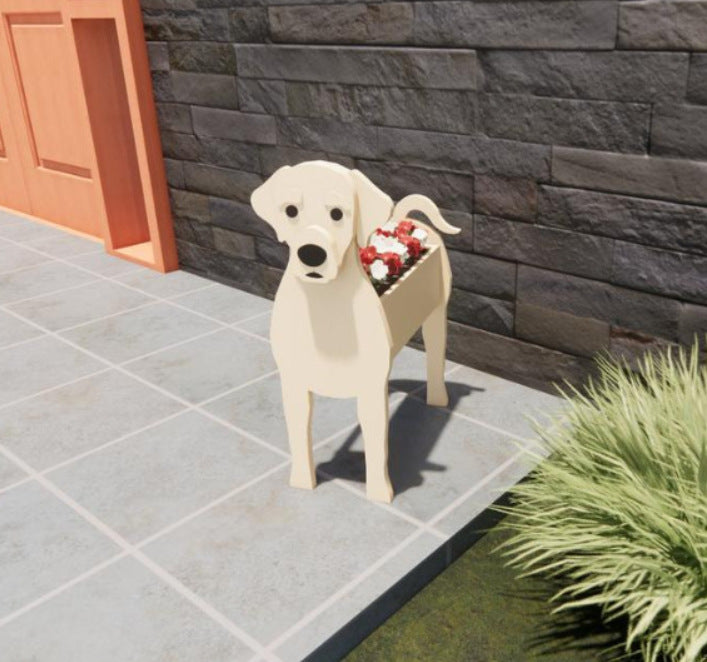 Dog Flower Pot – Cute Puppy Planter for Garden & Home Décor