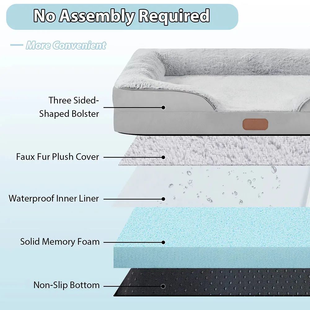 Waterproof Dog & Cat Bed Sofa Mat – High-Quality Pet Blanket Cushion for Medium & Large Dogs | Washable Non-Slip Pet House Bed