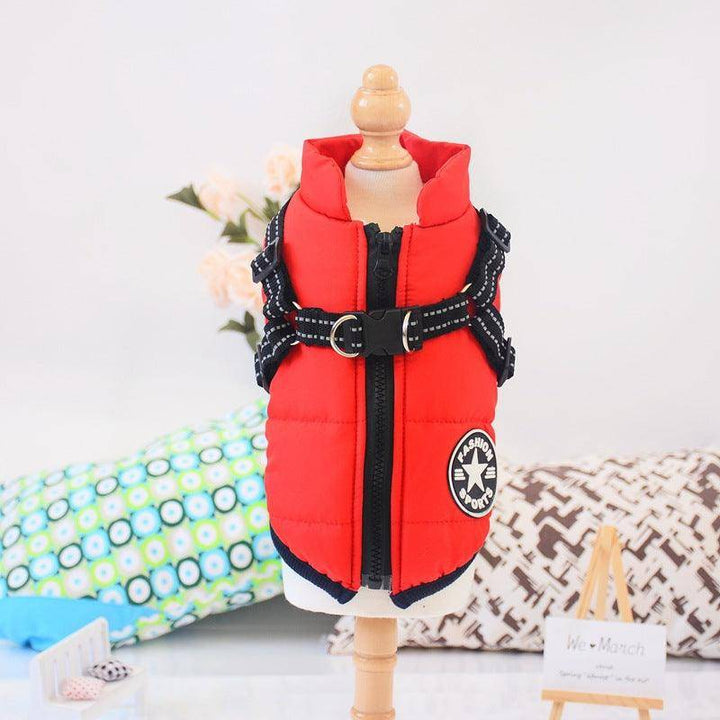 Winter Adventure Dog Coat: Waterproof, Harness-Compatible, And Stylish Pet Clothing-8