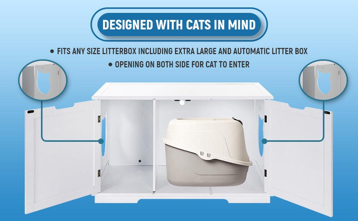 X-Large Discreet Litter Box- Enclosure Furniture