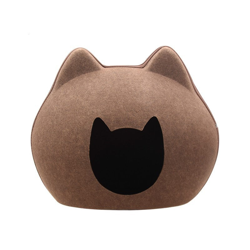 Enclosed Cat Litter Box House – Modern Cat Bed Villa with Hidden Litter Compartment | Multi-Functional Cat Furniture