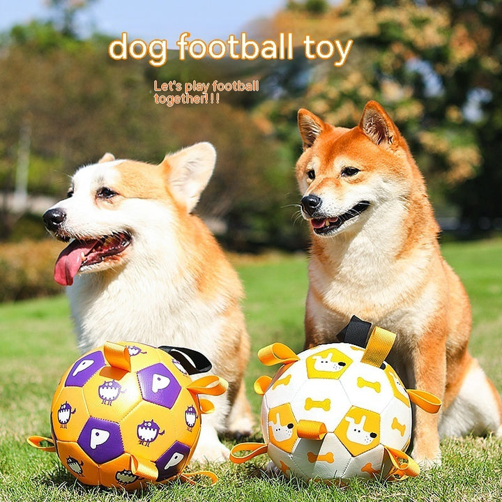 Interactive Dog Football – Durable, Sporty, & Bite-Resistant