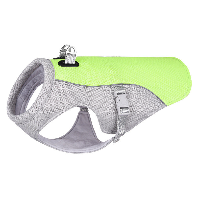 Summer Dog Cooling Vest – Breathable Outdoor Pet Jacket for Small & Medium Dogs | Lightweight Cooling Harness for Hot Weather