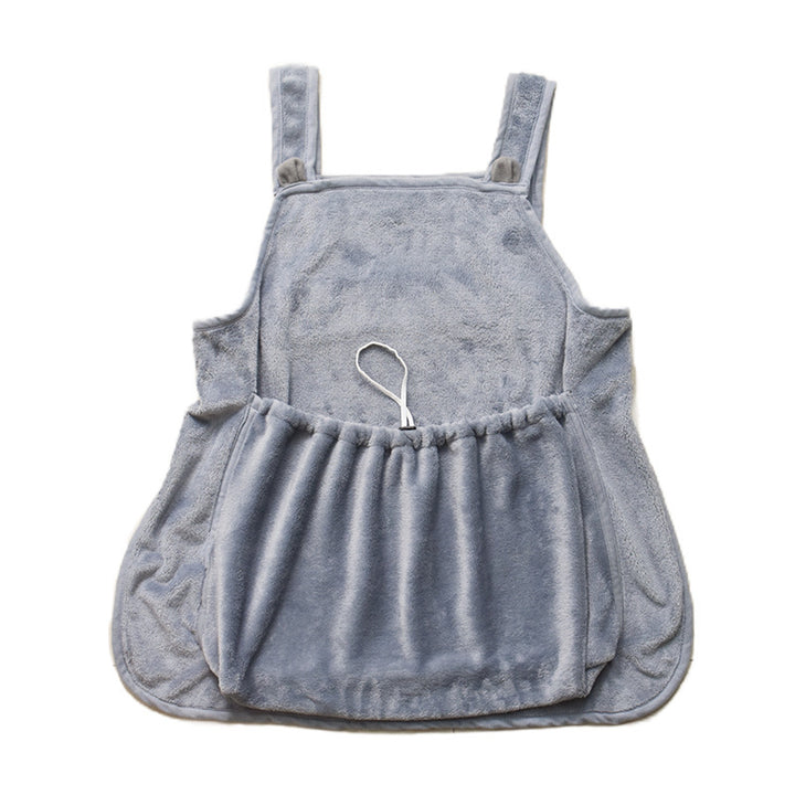 Soft Plush Pet Apron – Non-stick, Anti-grab Camisole Pinafore for Cats & Small Pets
