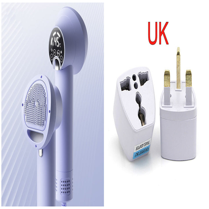Smart Pet Hair Dryer & Comb – Silent, Safe Grooming Tool for Dogs & Cats