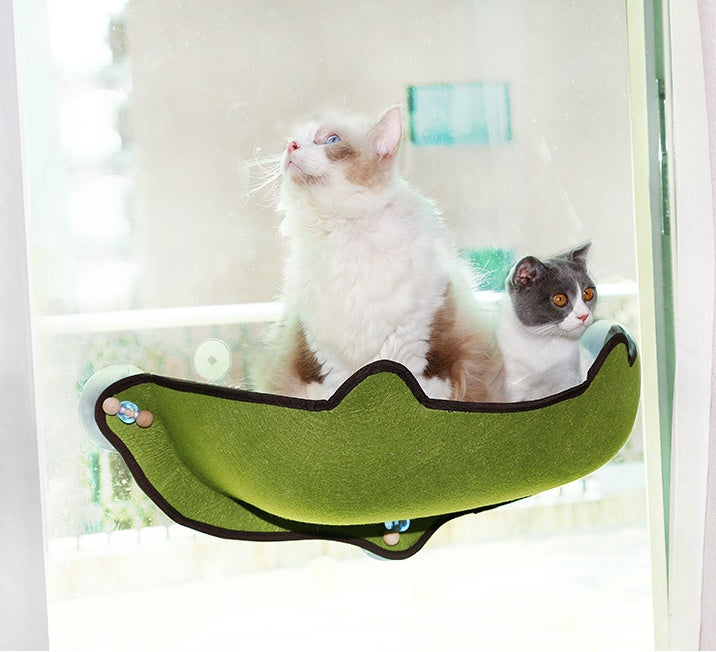 Cat Window Hammock Bed – Sunny Seat Window Sill Perch for Cats & Kittens | Strong Suction Cup Hanging Pet Resting Seat