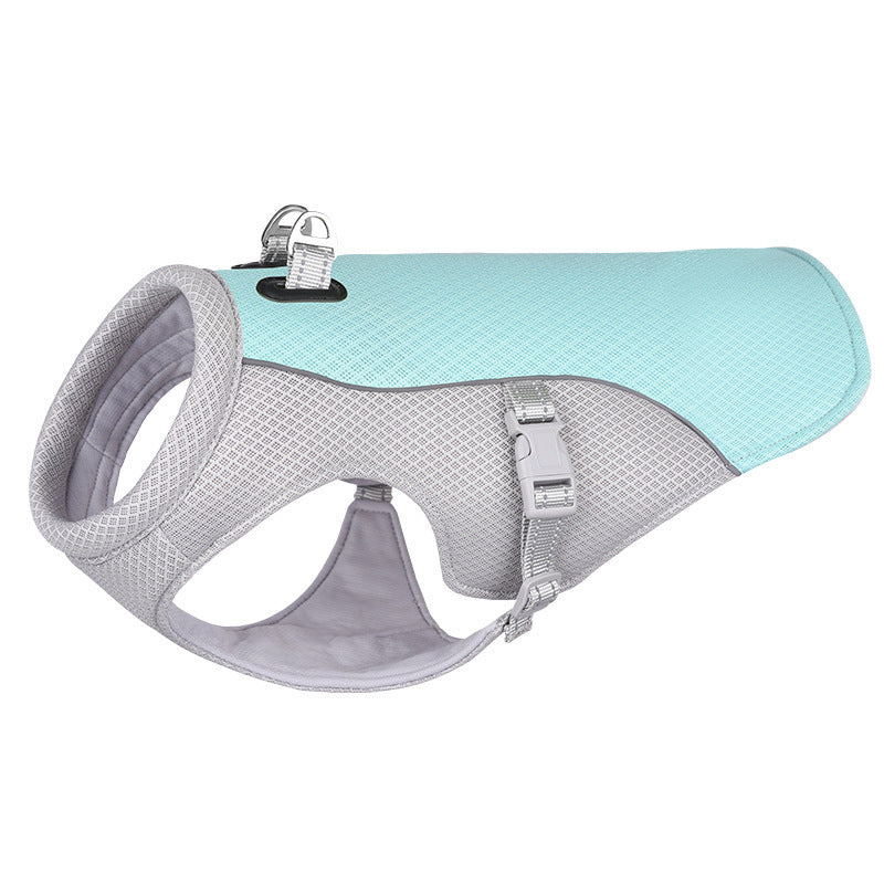 Summer Dog Cooling Vest – Breathable Outdoor Pet Jacket for Small & Medium Dogs | Lightweight Cooling Harness for Hot Weather