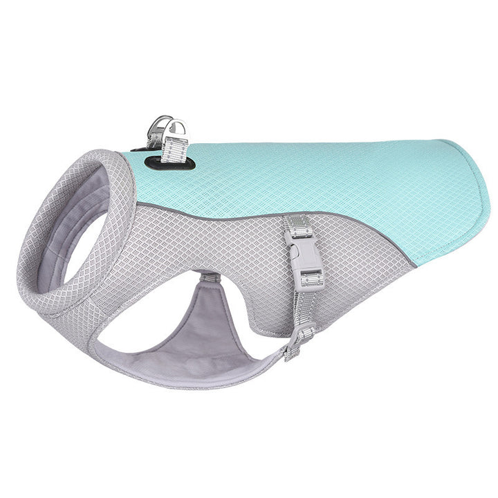 Summer Dog Cooling Vest – Breathable Outdoor Pet Jacket for Small & Medium Dogs | Lightweight Cooling Harness for Hot Weather