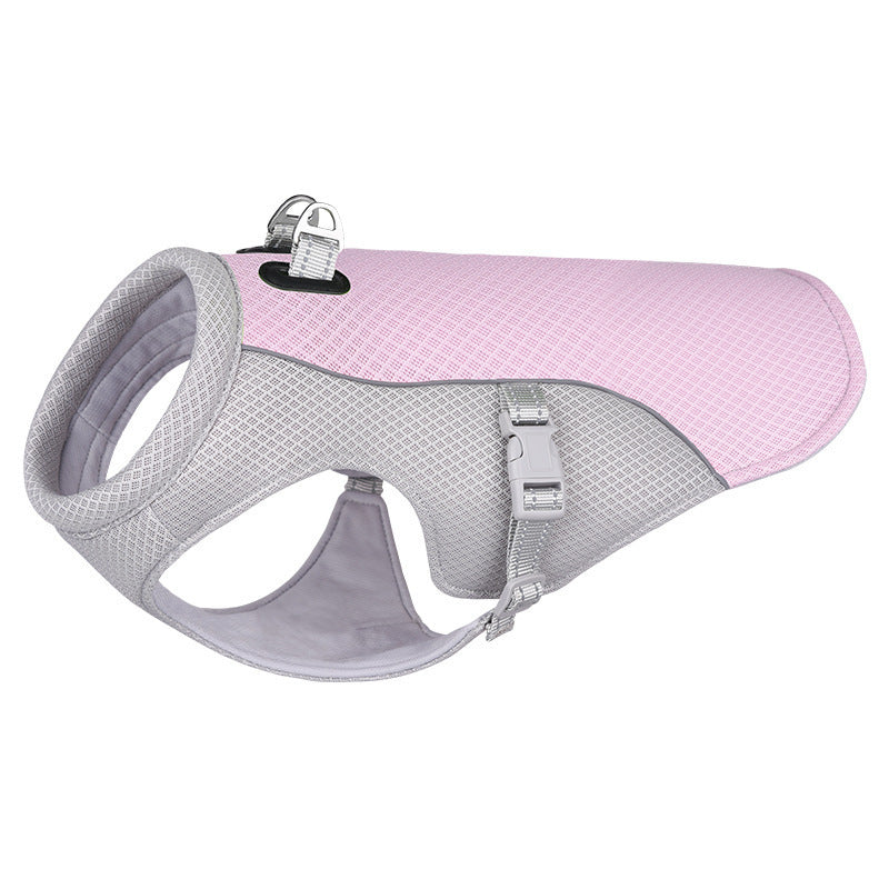 Summer Dog Cooling Vest – Breathable Outdoor Pet Jacket for Small & Medium Dogs | Lightweight Cooling Harness for Hot Weather