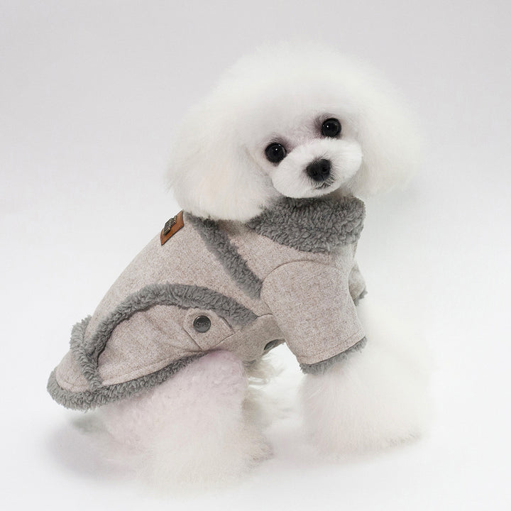 Winter Dog Jacket for French Bulldog & Small Dogs – Thick Warm Pet Coat for Cold Weather, Puppy Outdoor Clothes