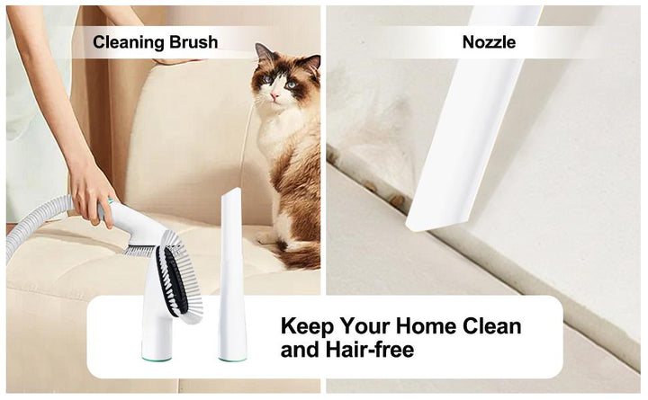 7-in-1 Dog Grooming Vacuum Kit with Clippers and Trimmer