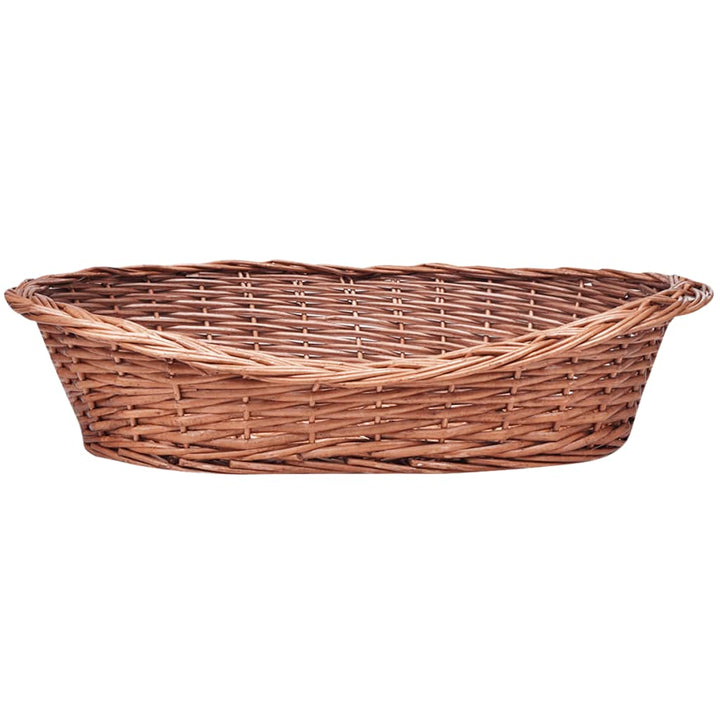 vidaXL Willow Dog Basket/Pet Bed Sofa Couch Comfy Dog Sleep Nest Cave Natural-3