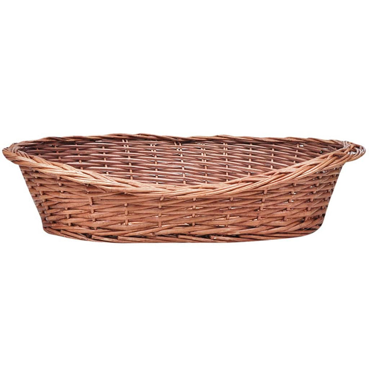 vidaXL Willow Dog Basket/Pet Bed Sofa Couch Comfy Dog Sleep Nest Cave Natural-4