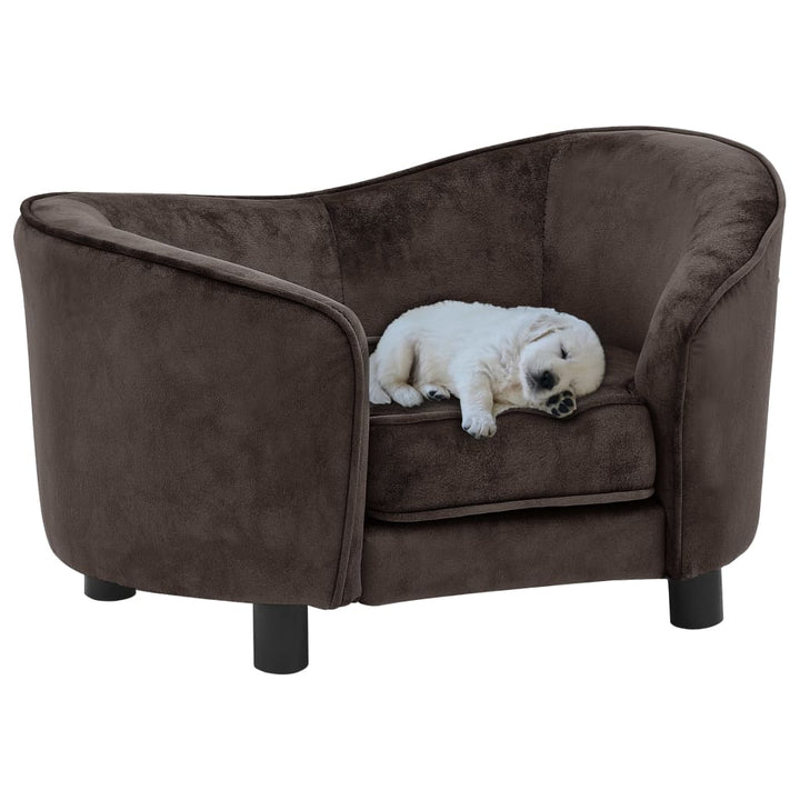 vidaXL Dog Sofa Dog Cat Bed Foam Pet Puppy Couch with Washable Cover Plush-6