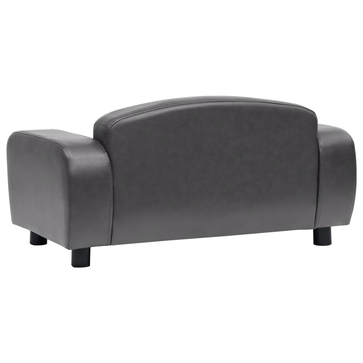 vidaXL Dog Sofa Dog Bed Foam Pet Puppy Couch with Washable Cover Faux Leather-0