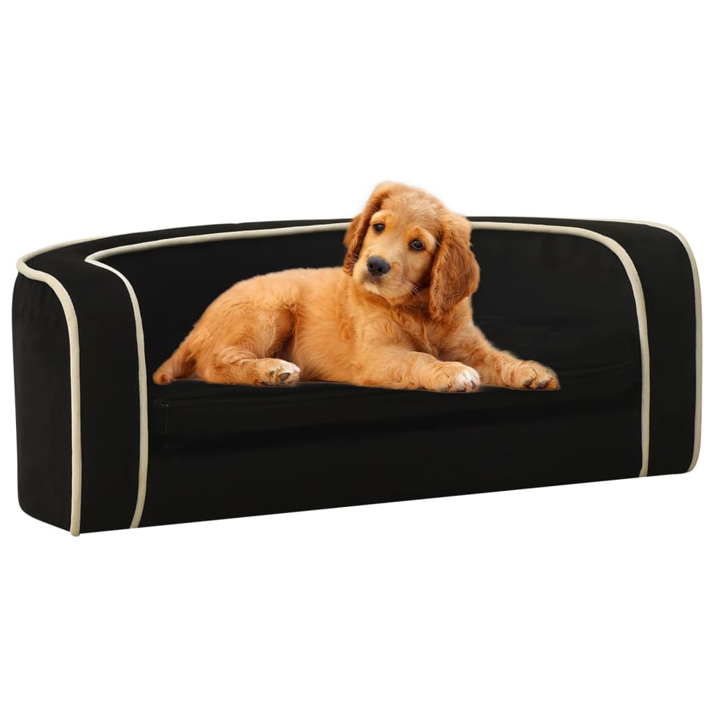 vidaXL Dog Bed Foldable Cat Sofa Dog Couch Pet Sofa Plush Washable Cushion-3