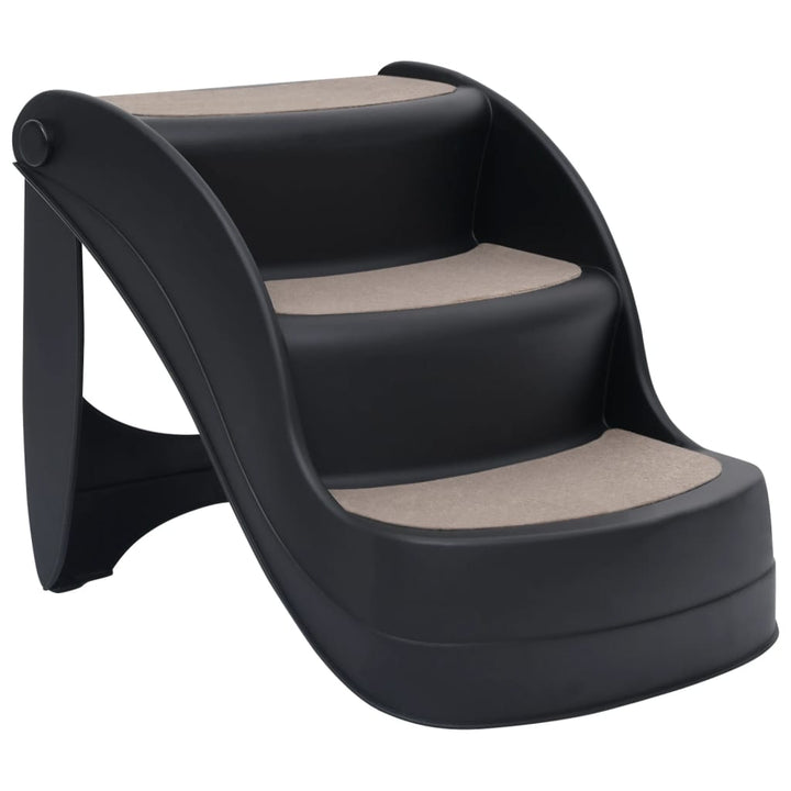 vidaXL Dog Stairs Foldable Dog Ramp Pet Stairs for High Bed Couch Car Sofa-0