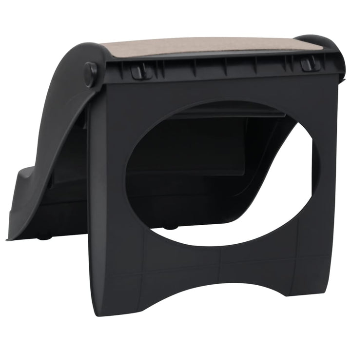 vidaXL Dog Stairs Foldable Dog Ramp Pet Stairs for High Bed Couch Car Sofa-4