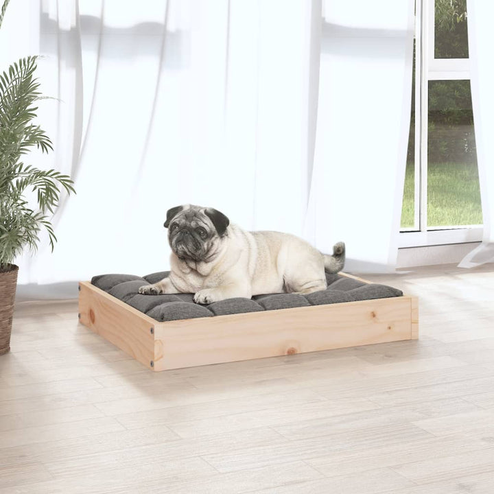 vidaXL Dog Bed Dog Sofa Bed Pet Couch Seat with Wooden Frame Solid Wood Pine-4