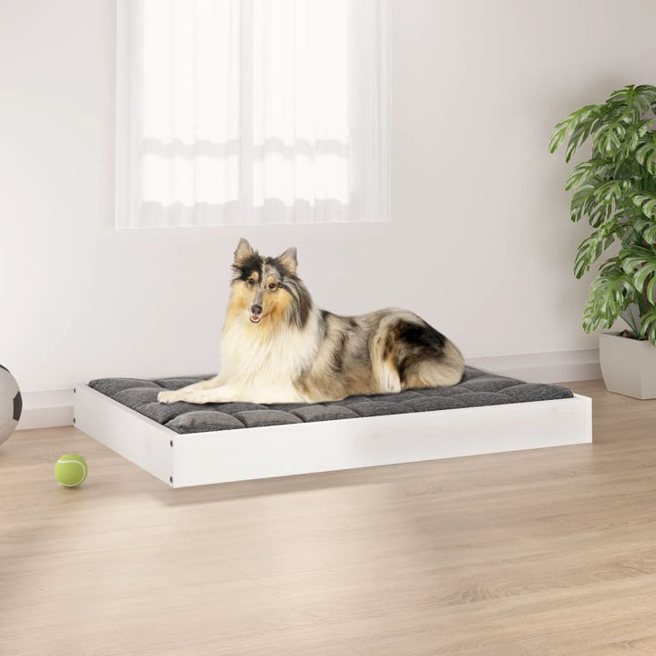 vidaXL Dog Bed Dog Sofa Bed Pet Couch Seat with Wooden Frame Solid Wood Pine-7