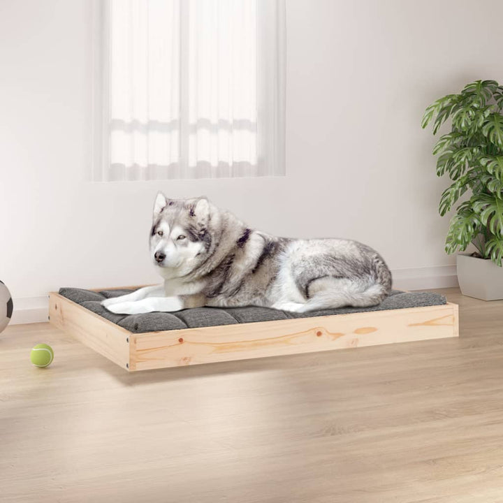 vidaXL Dog Bed Dog Sofa Bed Couch Pet Bed with Wooden Frame Solid Wood Pine-3