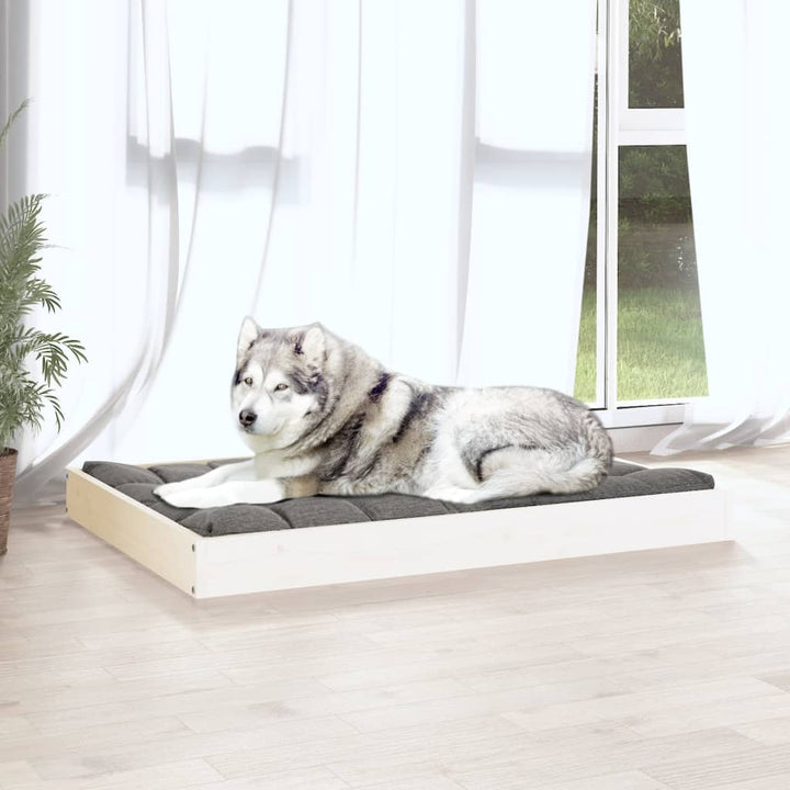 vidaXL Dog Bed Dog Sofa Bed Couch Pet Bed with Wooden Frame Solid Wood Pine-4