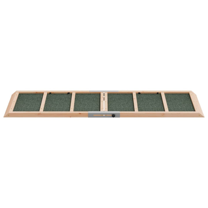 vidaXL Dog Ramp Foldable Adjustable Canine Ramp for Car Bed Solid Wood Fir-4