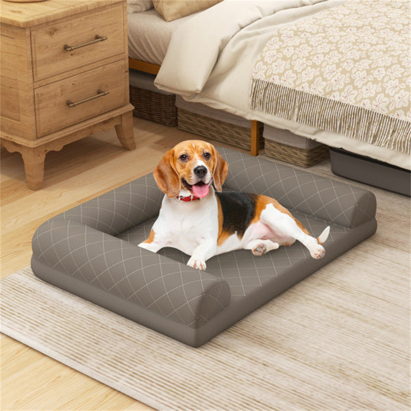 36" Orthopedic Memory Foam Dog Bed – Supportive Washable Pet Mattress for Medium & Large Dogs | Amazon Shipping Only (No Weekend Delivery)