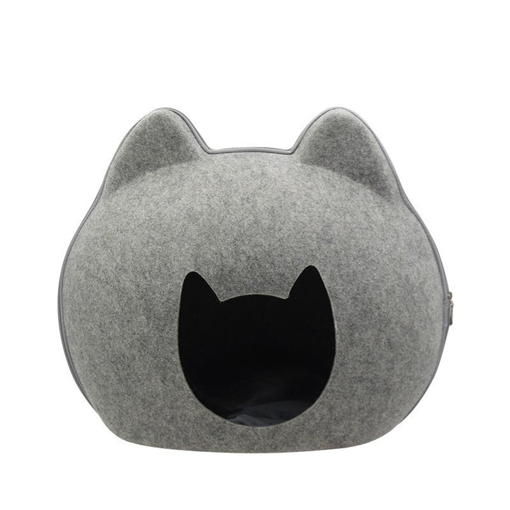 Enclosed Cat Litter Box House – Modern Cat Bed Villa with Hidden Litter Compartment | Multi-Functional Cat Furniture
