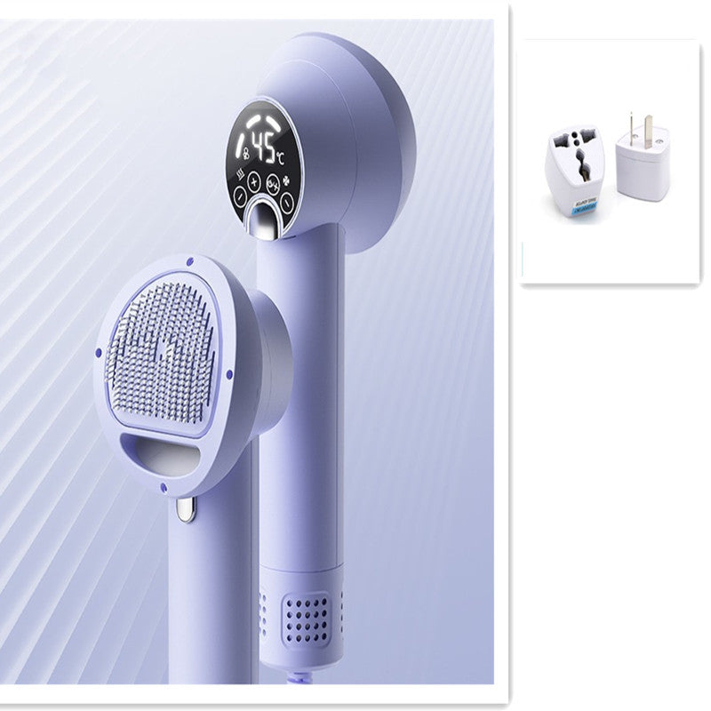 Smart Pet Hair Dryer & Comb – Silent, Safe Grooming Tool for Dogs & Cats