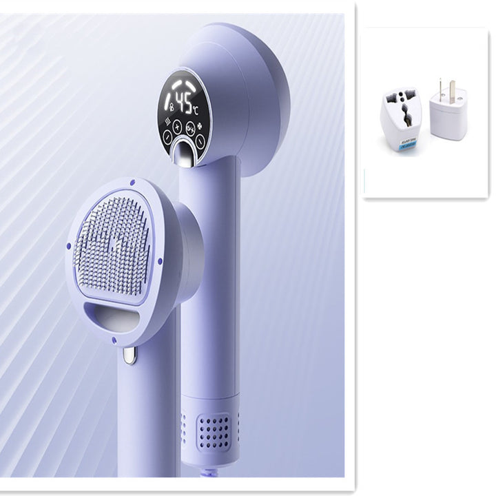 Smart Pet Hair Dryer & Comb – Silent, Safe Grooming Tool for Dogs & Cats