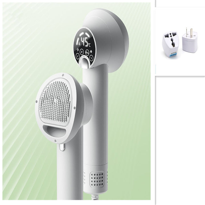 Smart Pet Hair Dryer & Comb – Silent, Safe Grooming Tool for Dogs & Cats