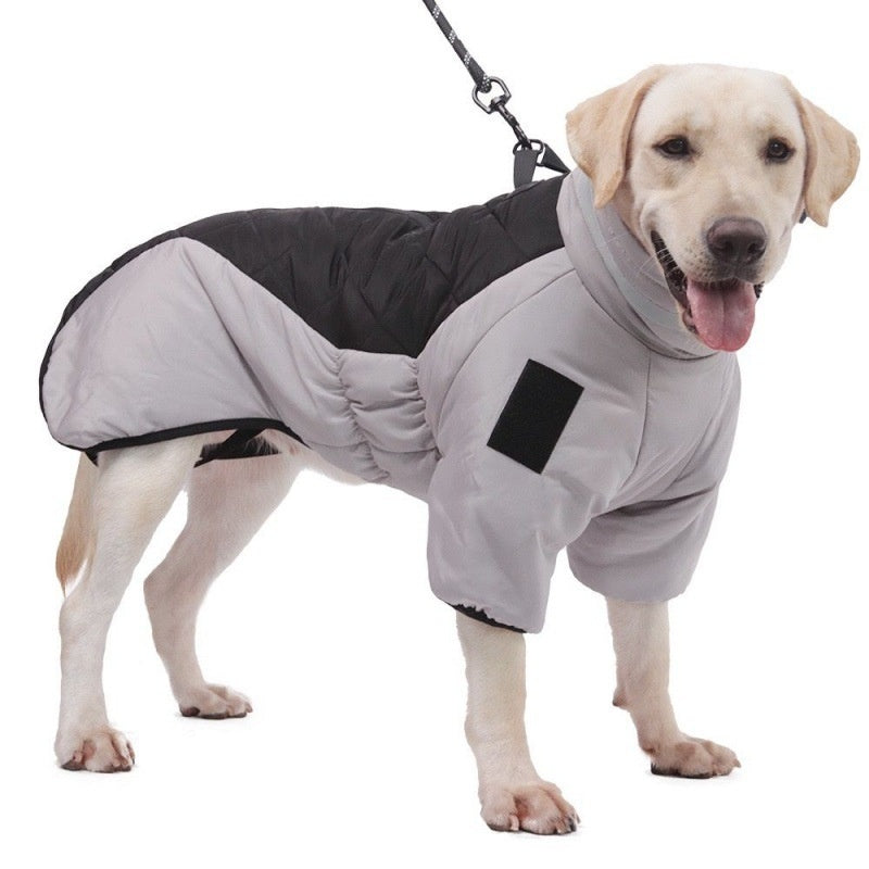 Winter Dog Coat for Medium & Large Dogs – Waterproof Thick Warm Pet Jacket Vest for Labrador, Golden Retriever & Outdoor Cold Weather