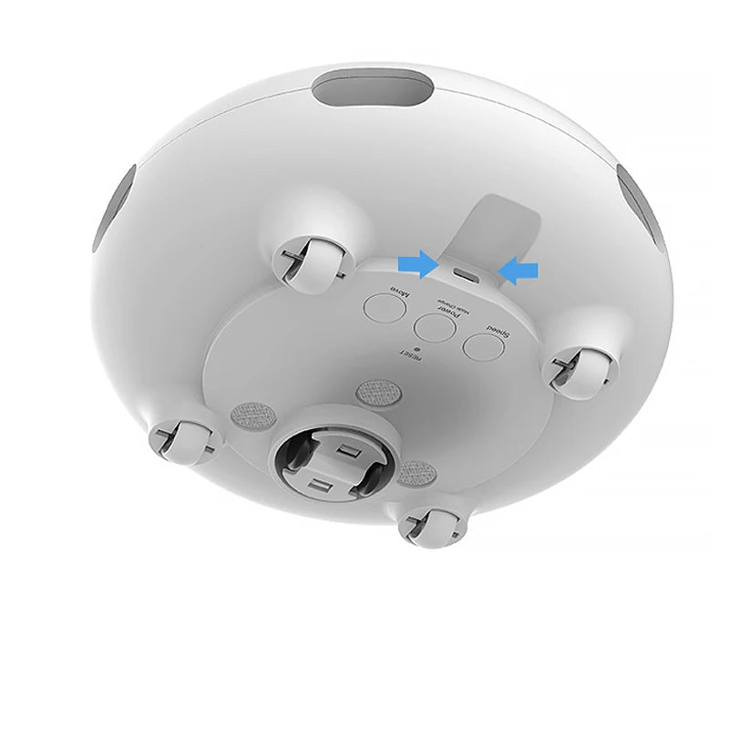 USB Rechargeable UFO Interactive Smart Cat Toy Turntable