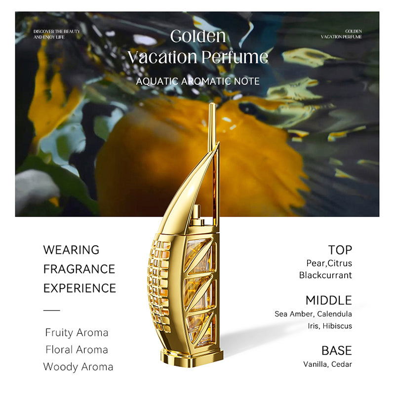 MORAKOT Golden Vacation Unisex Floral Perfume 75ml EDT
