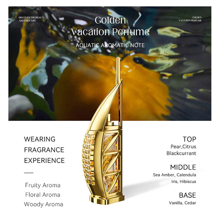 MORAKOT Golden Vacation Unisex Floral Perfume 75ml EDT